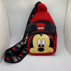Mickey Mouse Disney Mini Crossbody Bag- RED brand new